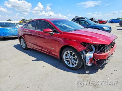 Czwarte zdjęcie samochodu z boku: 2019 FORD FUSION SE VIN:3FA6P0LU1KR205582 - miniatura