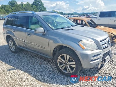 Czwarte zdjęcie samochodu z boku: 2012 MERCEDES-BENZ GL 350 BLUETEC VIN:4JGBF2FE8CA784623 - miniatura