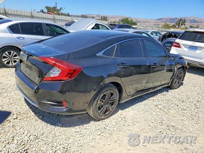 Trzecie zdjęcie samochodu z tyłu: 2020 HONDA CIVIC LX VIN:19XFC2F61LE212183 - miniatura