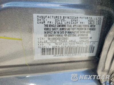 Zdjęcie 12 z 12 samochodu: 2025 NISSAN SENTRA SV VIN:3N1AB8CV0SY338451 - miniatura