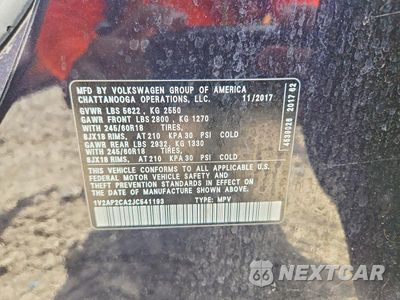 Zdjęcie 12 z 12 samochodu: 2018 VOLKSWAGEN ATLAS S VIN:1V2AP2CA2JC541193 - miniatura