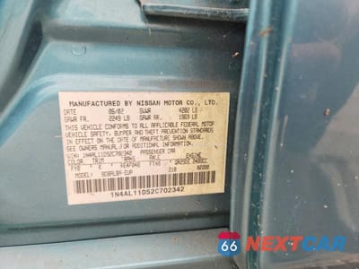 Zdjęcie 13 z 13 samochodu: 2002 NISSAN ALTIMA 2.5 VIN:1N4AL11D52C702342 - miniatura
