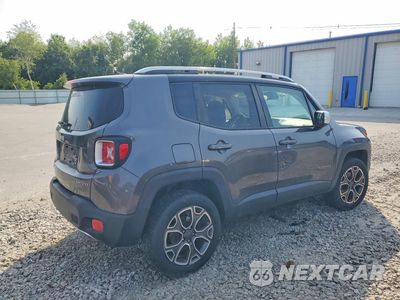 Trzecie zdjęcie samochodu z tyłu: 2017 JEEP RENEGADE LIMITED VIN:ZACCJBDB6HPF01157 - miniatura