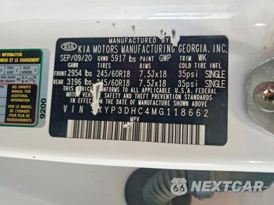 Zdjęcie 14 z 14 samochodu: 2021 KIA TELLURIDE EX VIN:5XYP3DHC4MG118662 - miniatura