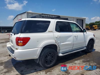 Trzecie zdjęcie samochodu z tyłu: 2003 TOYOTA SEQUOIA LIMITED VIN:5TDZT38A23S152456 - miniatura