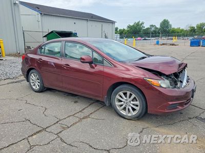Czwarte zdjęcie samochodu z boku: 2012 HONDA CIVIC EX VIN:19XFB2F86CE022786 - miniatura