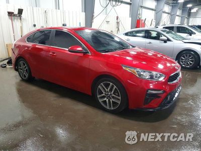 Czwarte zdjęcie samochodu z boku: 2021 KIA FORTE EX VIN:3KPF54AD9ME405596 - miniatura