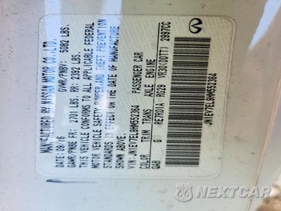Zdjęcie 13 z 13 samochodu: 2017 INFINITI Q60 3.0T PREMIUM VIN:JN1EV7EL9HM552364 - miniatura