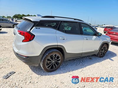 Trzecie zdjęcie samochodu z tyłu: 2021 GMC TERRAIN SLE VIN:3GKALMEV8ML352098 - miniatura
