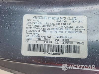 Zdjęcie 12 z 12 samochodu: 2013 INFINITI G37 COUPE X VIN:JN1CV6EL8DM950225 - miniatura