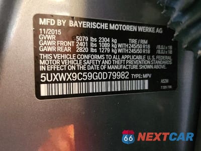 Zdjęcie 14 z 14 samochodu: 2016 BMW X3 XDRIVE28I VIN:5UXWX9C59G0D79982 - miniatura