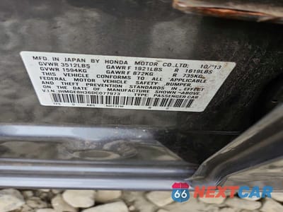 Zdjęcie 12 z 12 samochodu: 2013 HONDA FIT VIN:JHMGE8H36DC077973 - miniatura