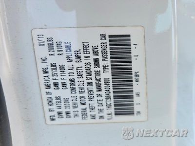 Zdjęcie 13 z 13 samochodu: 2013 HONDA ACCORD EXL VIN:1HGCT2B84DA004900 - miniatura