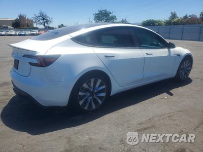 Trzecie zdjęcie samochodu z tyłu: 2026 TESLA MODEL 3 VIN:5YJ3E1EA4TF176285 - miniatura