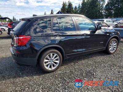 Trzecie zdjęcie samochodu z tyłu: 2013 BMW X3 XDRIVE28I VIN:5UXWX9C54D0A21040 - miniatura