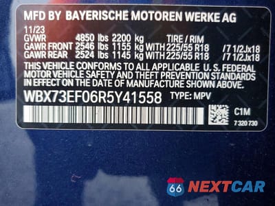 Zdjęcie 13 z 13 samochodu: 2024 BMW X1 XDRIVE28I VIN:WBX73EF06R5Y41558 - miniatura