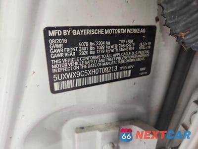 Zdjęcie 13 z 13 samochodu: 2017 BMW X3 XDRIVE28I VIN:5UXWX9C5XH0T09213 - miniatura