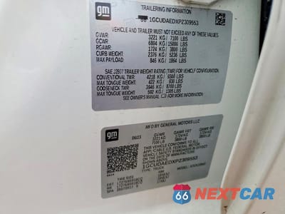 Zdjęcie 12 z 12 samochodu: 2023 CHEVROLET SILVERADO K1500 VIN:1GCUDAEDXPZ309553 - miniatura