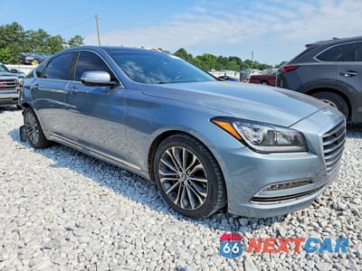 Czwarte zdjęcie samochodu z boku: 2016 HYUNDAI GENESIS 3.8L VIN:KMHGN4JEXGU125846 - miniatura