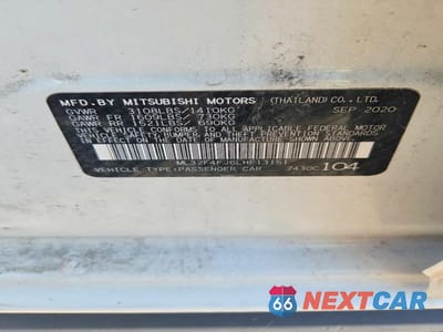 Zdjęcie 12 z 12 samochodu: 2020 MITSUBISHI MIRAGE G4 SE VIN:ML32F4FJ6LHF13151 - miniatura