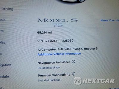 Zdjęcie 9 z 12 samochodu: 2017 TESLA MODEL S VIN:5YJSA1E11HF225960 - miniatura