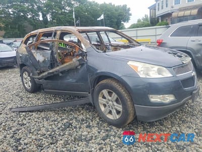 Czwarte zdjęcie samochodu z boku: 2012 CHEVROLET TRAVERSE LT VIN:1GNKVJED0CJ297207 - miniatura
