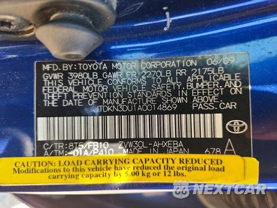 Zdjęcie 12 z 12 samochodu: 2010 TOYOTA PRIUS II VIN:JTDKN3DU1A0014869 - miniatura