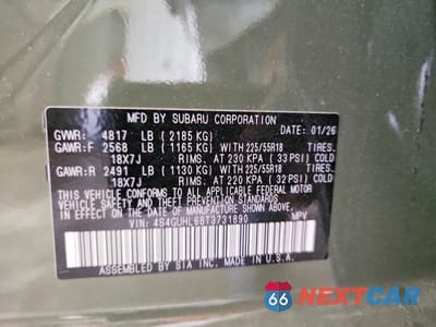 Zdjęcie 13 z 13 samochodu: 2026 SUBARU CROSSTREK LIMITED VIN:4S4GUHL68T3731890 - miniatura