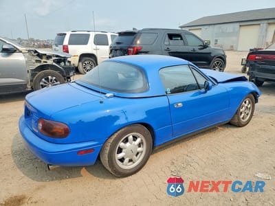 Trzecie zdjęcie samochodu z tyłu: 1991 MAZDA MX-5 MIATA VIN:JM1NA3517M1220841 - miniatura