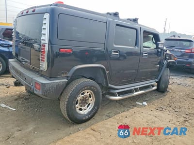 Trzecie zdjęcie samochodu z tyłu: 2006 HUMMER H2 VIN:5GRGN23UX6H122495 - miniatura