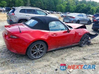Trzecie zdjęcie samochodu z tyłu: 2016 MAZDA MX-5 MIATA GRAND TOURING VIN:JM1NDAD75G0114707 - miniatura