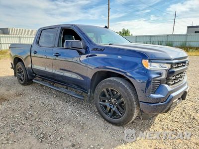 Czwarte zdjęcie samochodu z boku: 2023 CHEVROLET SILVERADO K1500 RST VIN:2GCUDEED7P1114624 - miniatura