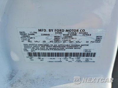 Zdjęcie 12 z 12 samochodu: 2007 FORD ESCAPE XLS VIN:1FMYU92Z67KB68002 - miniatura