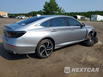 Trzecie zdjęcie samochodu z tyłu: 2020 HONDA ACCORD SPORT VIN:1HGCV1F38LA071243 - miniatura