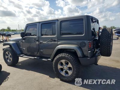 Drugie zdjęcie samochodu z przodu: 2016 JEEP WRANGLER UNLIMITED SAHARA VIN:1C4BJWEG8GL205881 - miniatura