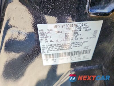 Zdjęcie 12 z 12 samochodu: 2008 FORD EDGE SEL VIN:2FMDK38C48BA56783 - miniatura