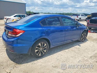 Trzecie zdjęcie samochodu z tyłu: 2014 HONDA CIVIC EX VIN:19XFB2F80EE022608 - miniatura