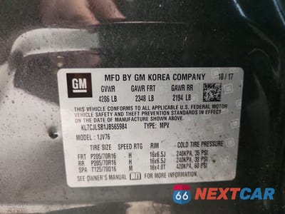 Zdjęcie 13 z 13 samochodu: 2018 CHEVROLET TRAX 1LT VIN:KL7CJLSB1JB565984 - miniatura