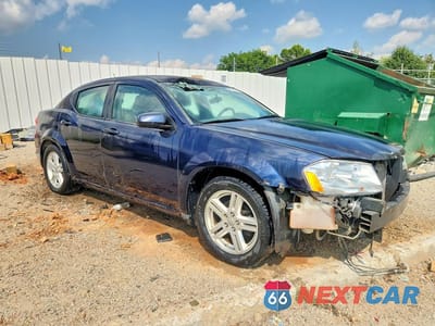 Czwarte zdjęcie samochodu z boku: 2012 DODGE AVENGER SXT VIN:1C3CDZCB1CN178501 - miniatura