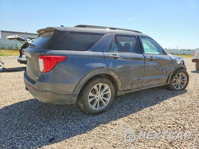 Trzecie zdjęcie samochodu z tyłu: 2020 FORD EXPLORER XLT VIN:1FMSK8DH6LGB21785 - miniatura