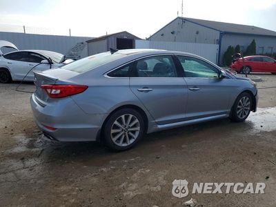Trzecie zdjęcie samochodu z tyłu: 2016 HYUNDAI SONATA LIMITED VIN:5NPE34AF7GH281959 - miniatura