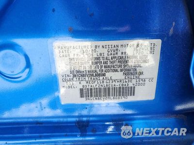 Zdjęcie 13 z 13 samochodu: 2021 NISSAN VERSA SV VIN:3N1CN8EV2ML808590 - miniatura