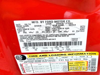 Zdjęcie 13 z 13 samochodu: 2010 FORD F150 SUPERCREW VIN:1FTEW1C80AKE45341 - miniatura