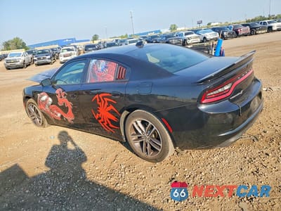 Drugie zdjęcie samochodu z przodu: 2019 DODGE CHARGER SXT VIN:2C3CDXJG1KH651128 - miniatura
