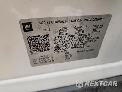 Zdjęcie 13 z 13 samochodu: 2019 CHEVROLET EQUINOX LT VIN:2GNAXVEX9K6215591 - miniatura