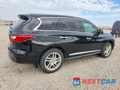 Trzecie zdjęcie samochodu z tyłu: 2013 INFINITI JX35 BASE VIN:5N1AL0MM5DC325641 - miniatura