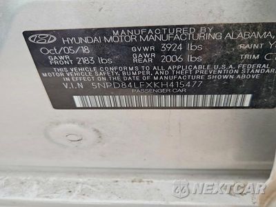 Zdjęcie 12 z 12 samochodu: 2018 HYUNDAI ELANTRA VIN:5NPD84LFXKH415477 - miniatura