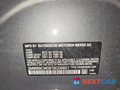 Zdjęcie 12 z 12 samochodu: 2026 BMW 330XI VIN:3MW89CW08T8G06851 - miniatura