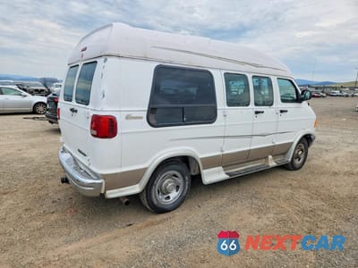 Trzecie zdjęcie samochodu z tyłu: 2001 DODGE RAM VAN VIN:2B6JB21Z31K505395 - miniatura