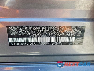 Zdjęcie 12 z 12 samochodu: 2013 LEXUS IS 250 VIN:JTHCF5C22D5062884 - miniatura